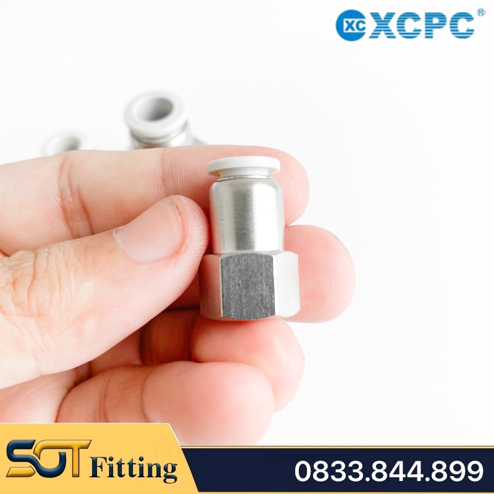 XPCF | THẲNG REN TRONG NỐI ỐNG 1 CHẠM - PNEUMATIC TUBE FITTINGS