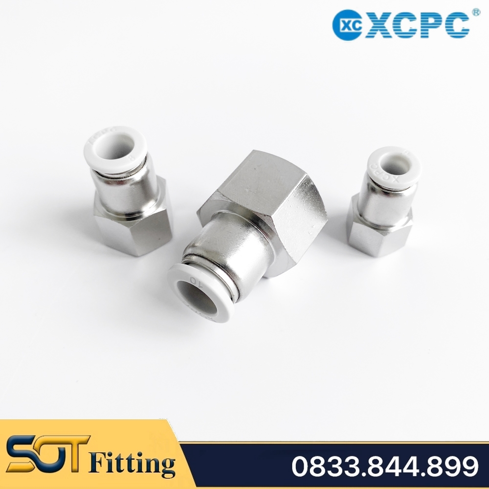 XPCF | THẲNG REN TRONG NỐI ỐNG 1 CHẠM - PNEUMATIC TUBE FITTINGS
