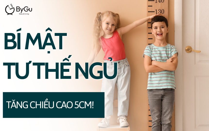 Bí mật tư thế ngủ tăng chiều cao 5cm!