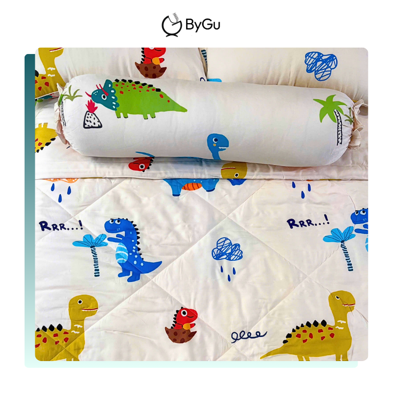 Mền/ chăn chần và gối Lụa Tencel ByGu cho bé - 040