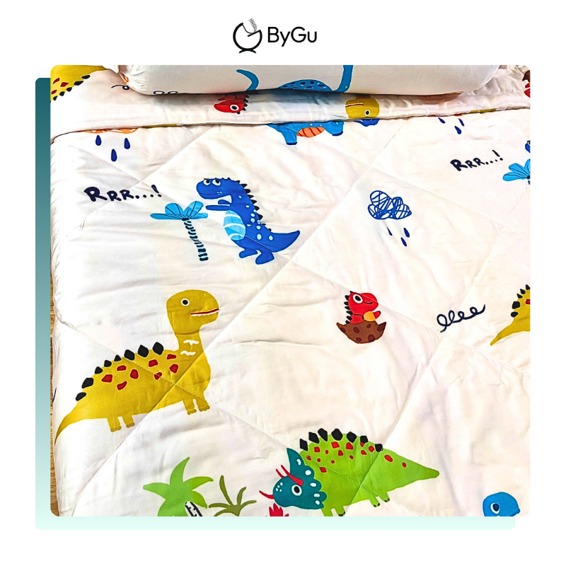 Mền/ chăn chần và gối Lụa Tencel ByGu cho bé - 040