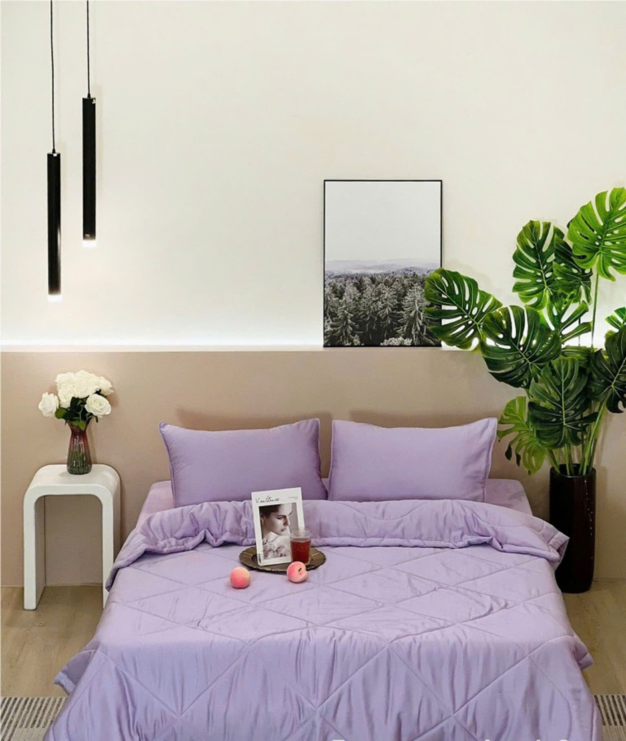 Bộ drap & áo gối lụa Tencel Solid ByGu (4 món)
