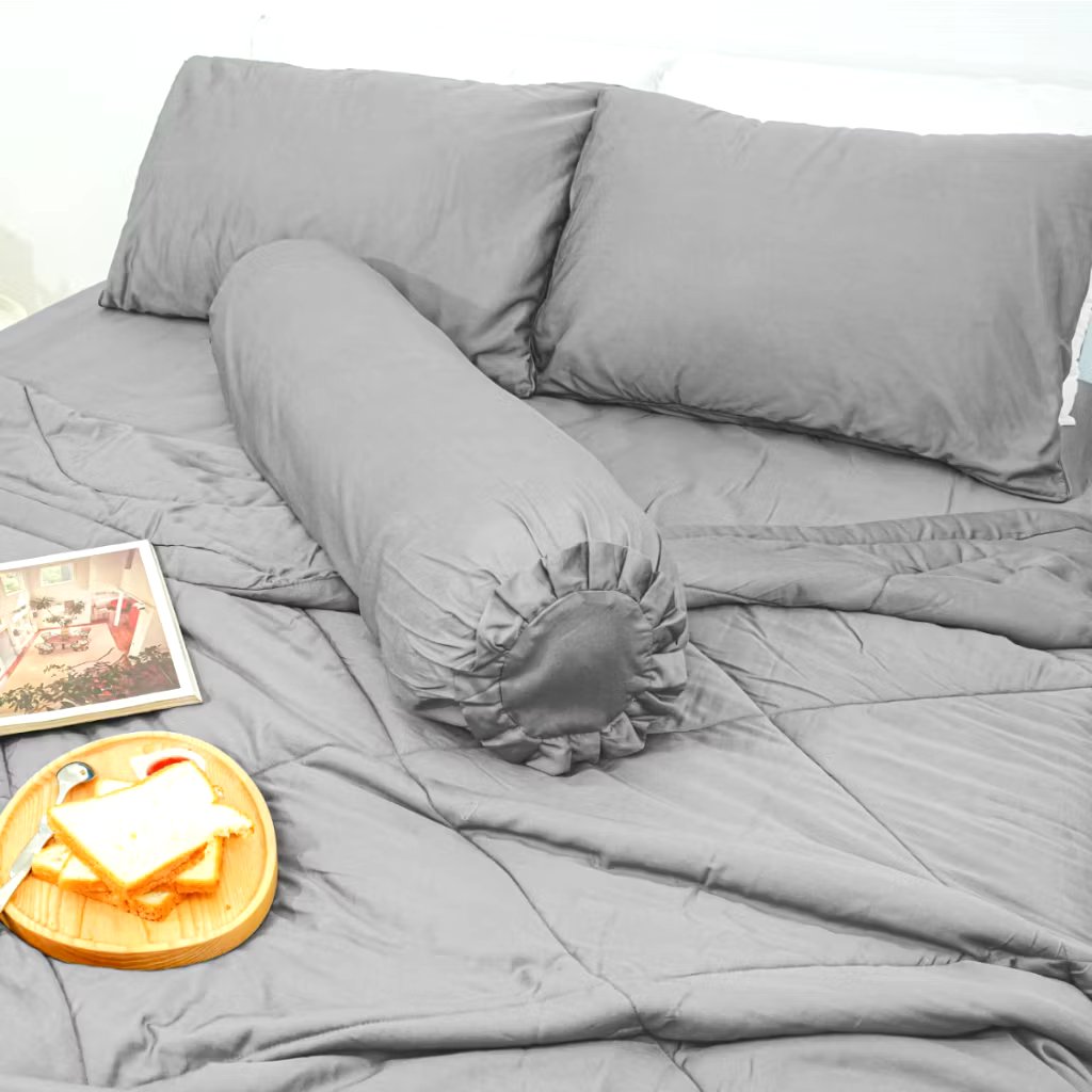 Bộ drap & áo gối lụa Tencel Solid ByGu (4 món)