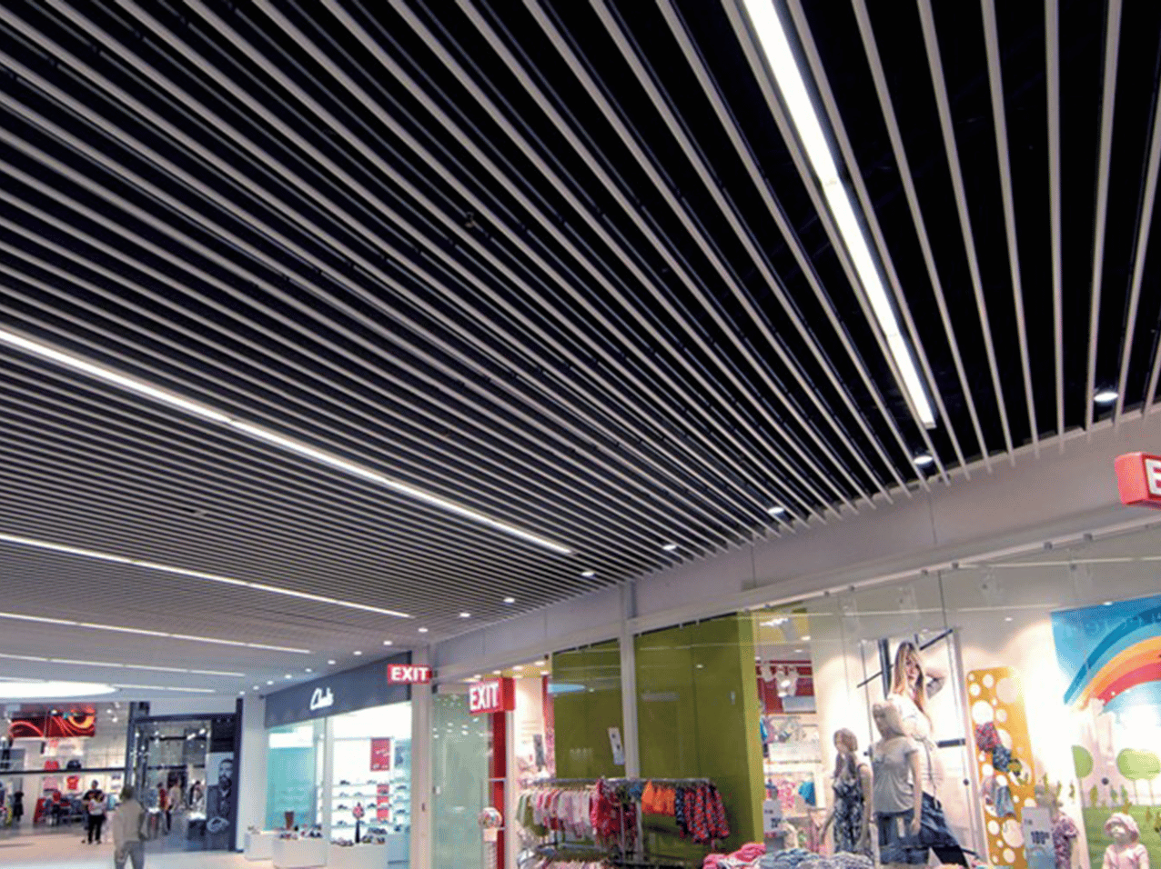 Trần nhôm Baffles V-Screen