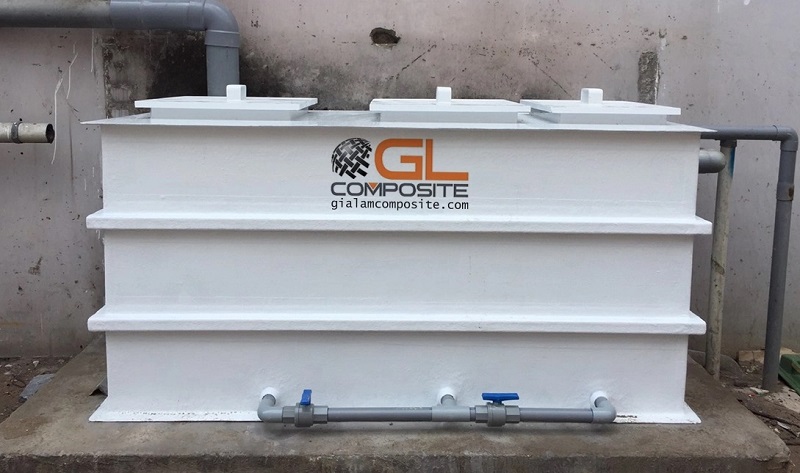 Gia Lâm cung cấp Bồn composite FRP đựng Polymer