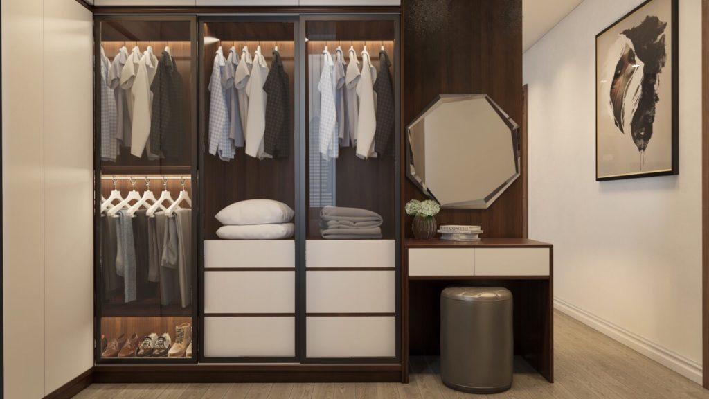 tủ đựng quần áo gỗ công nghiệp