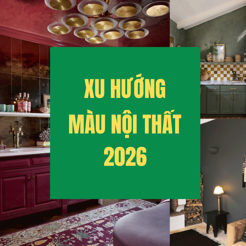 Dự Đoán Xu Hướng Màu Sắc Nội Thất Định Hình Năm 2026 | Nội Thất Giá Tốt 2K