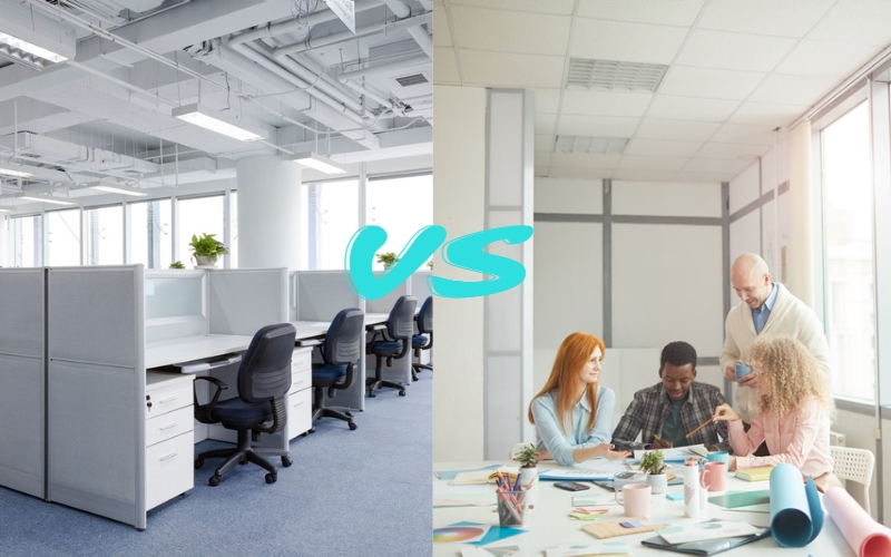 So Sánh Không Gian Văn Phòng Độc Lập Và Không Gian Văn Phòng Mở