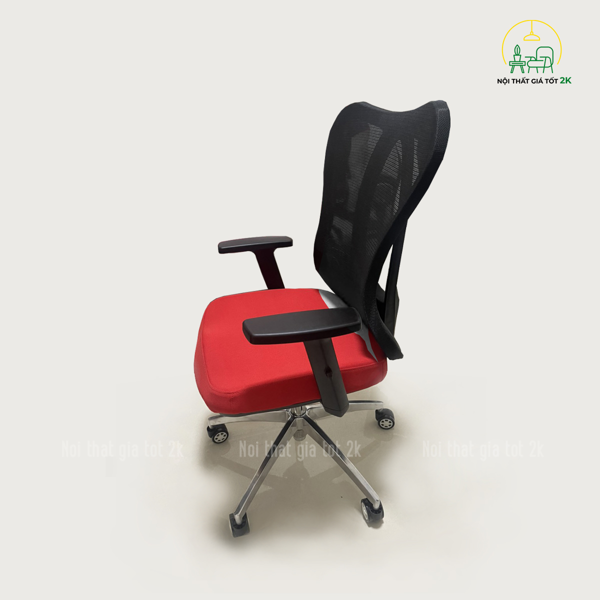 ghế nhân viên gv032 có thể xoay 360 độ dễ dàng linh hoạt