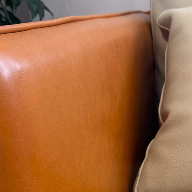 Sofa phòng khách SF20 - Da PU mầu da bò sáng, phong cách sang trọng