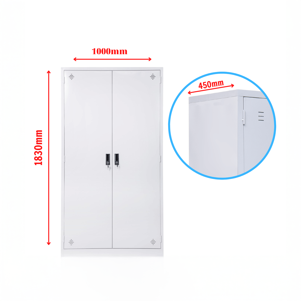 Tủ Locker 2KTLK09 1000x450x1830mm - 2 cánh