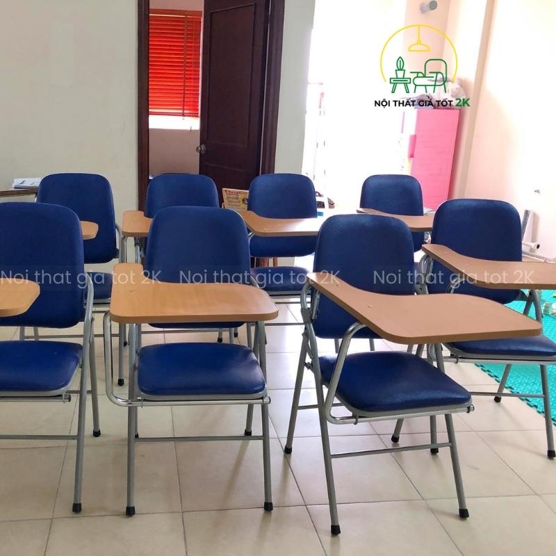 Ghế gấp liền bàn