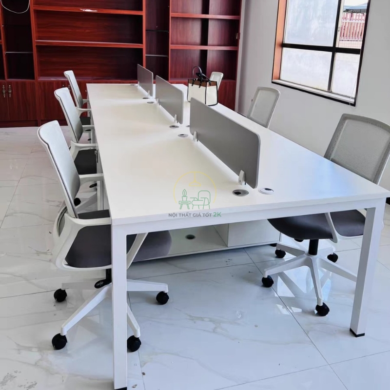 Cụm bàn làm việc 6 người SuTa ST6