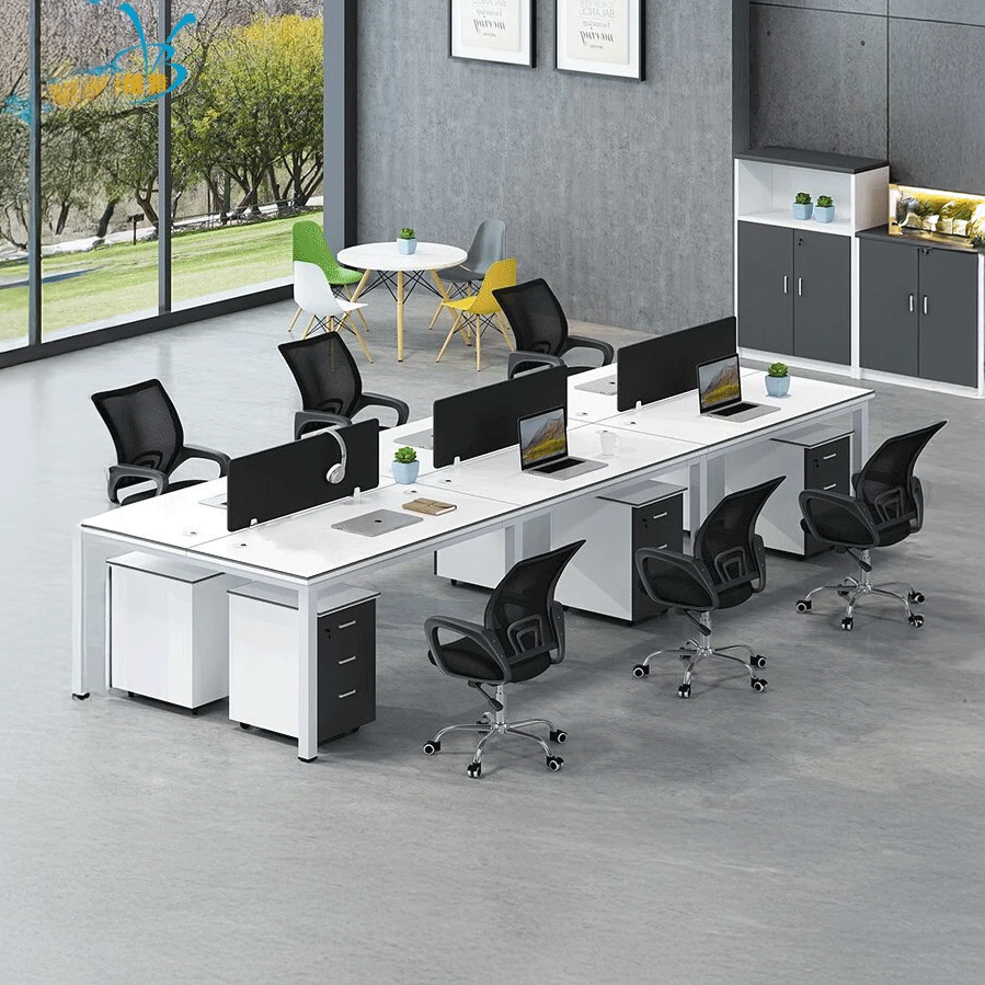 Cụm bàn làm việc 6 người SuTa ST6