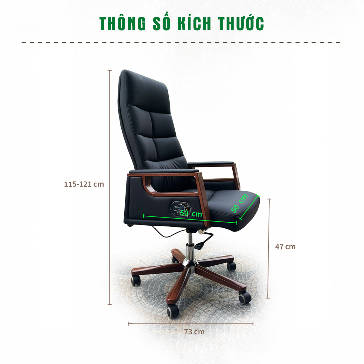 Ghế da giám đốc 2KGD2227