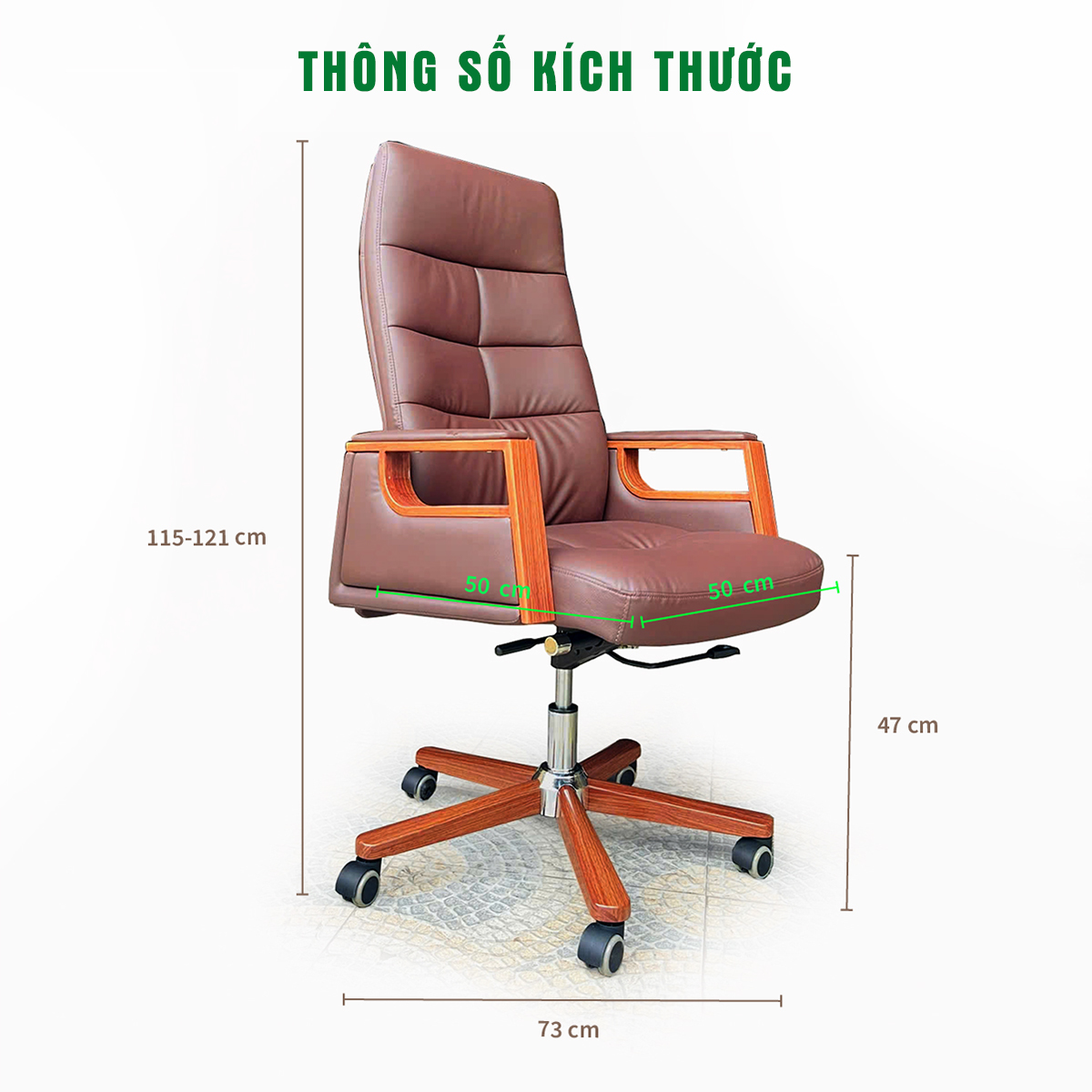 Ghế da giám đốc 2KGD2227N