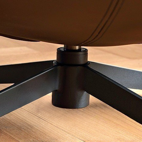 Ghế thư giãn GTG001 –  Đệm da màu xám xoay 360 chống bám bẩn | Nội Thất giá tốt 2K