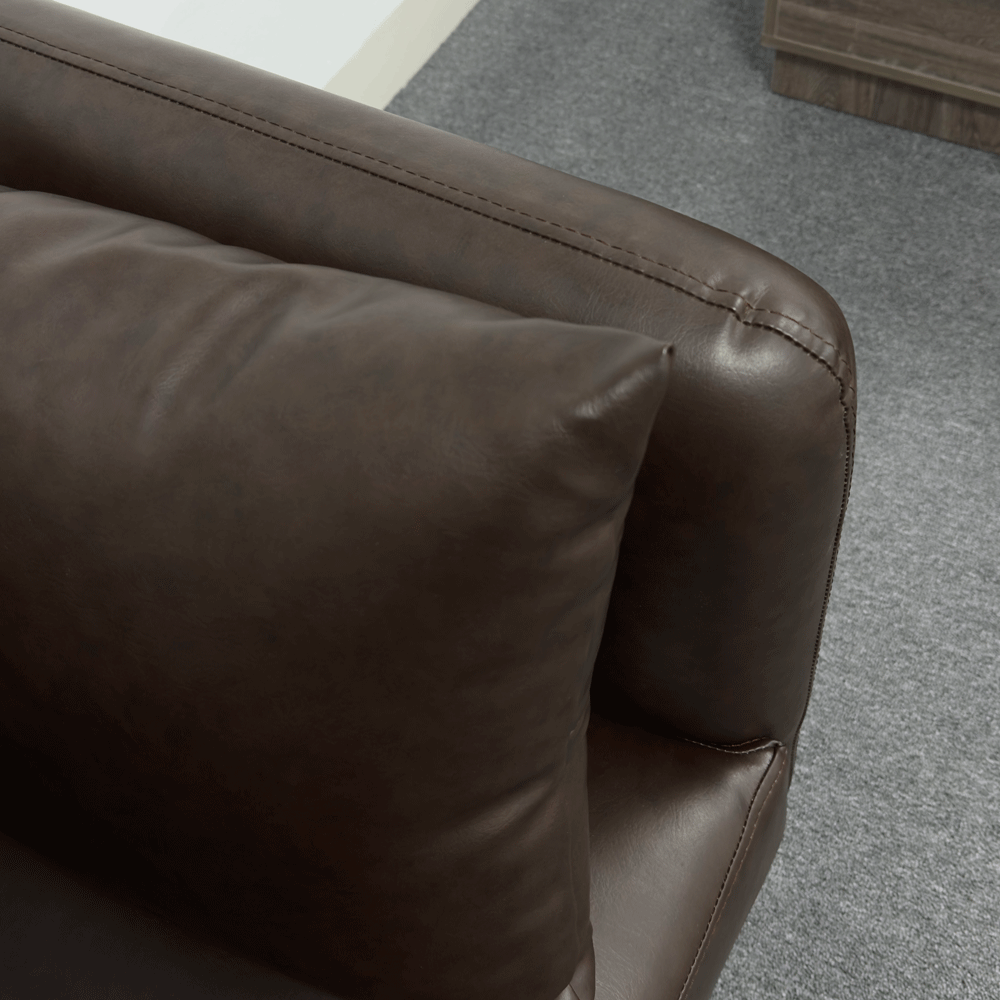 Sofa Da Cleo SF034 – Bộ sofa màu nâu cafe đậm ( cleo 012 ) + 1 bàn trà | Nội Thất giá tốt 2K