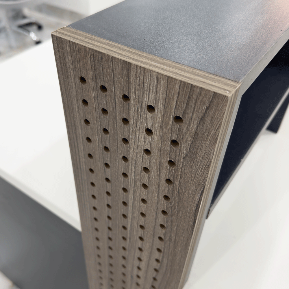 Cụm bàn làm việc 6 người BNV007 - màu trắng + chì + 388 | Nội Thất giá tốt 2K