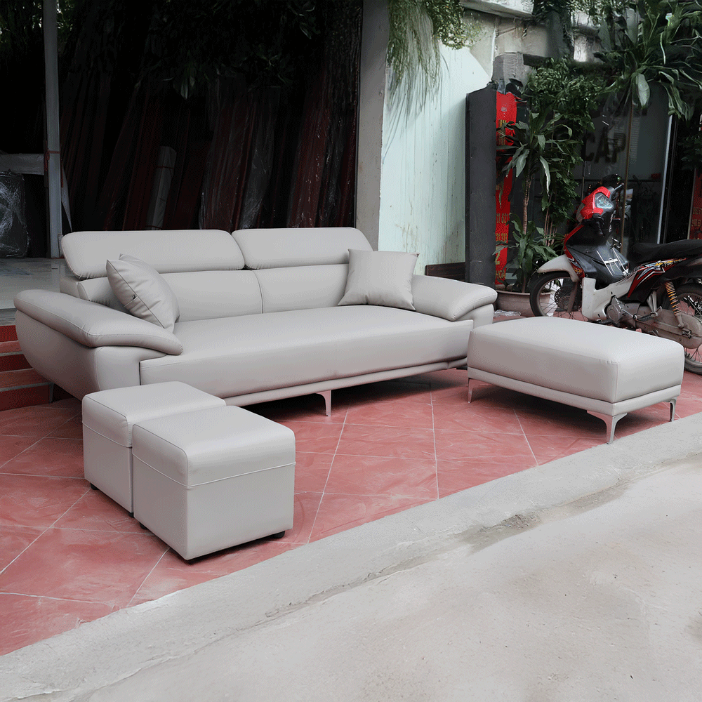 Sofa Da Cleo SF032 – Tinh Tế Từng Đường Nét, Khẳng Định Đẳng Cấp | Nội Thất 2K