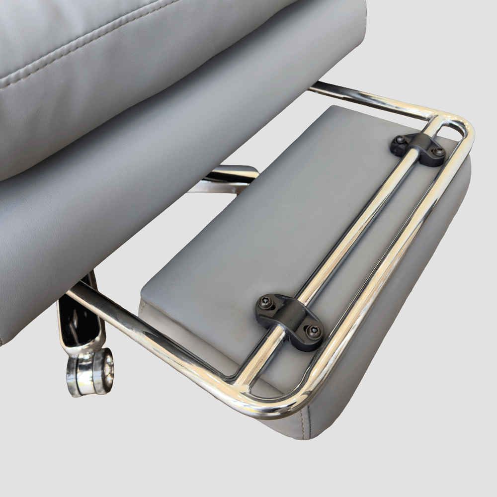 Ghế Giám Đốc GD014 - Da Pu màu xám xanh | Nội Thất giá tốt 2K