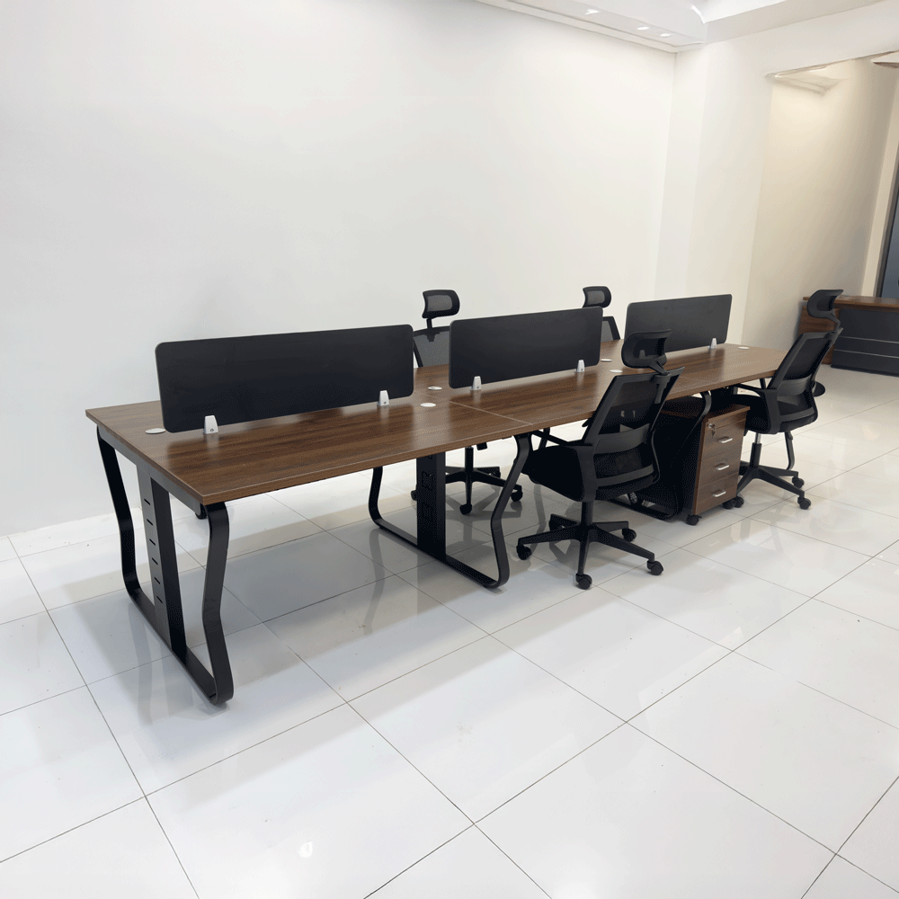 Cụm bàn làm việc 6 người Atlas AL6