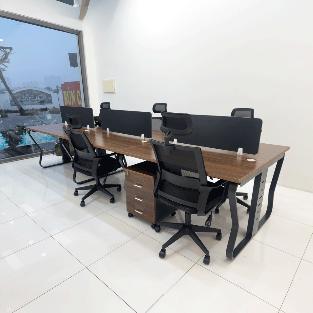 Cụm bàn làm việc 6 người Atlas AL6