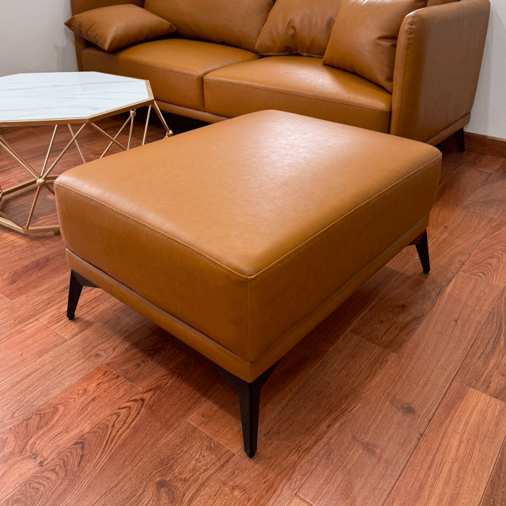 Sofa phòng khách SF20 - Da PU mầu da bò sáng, phong cách sang trọng