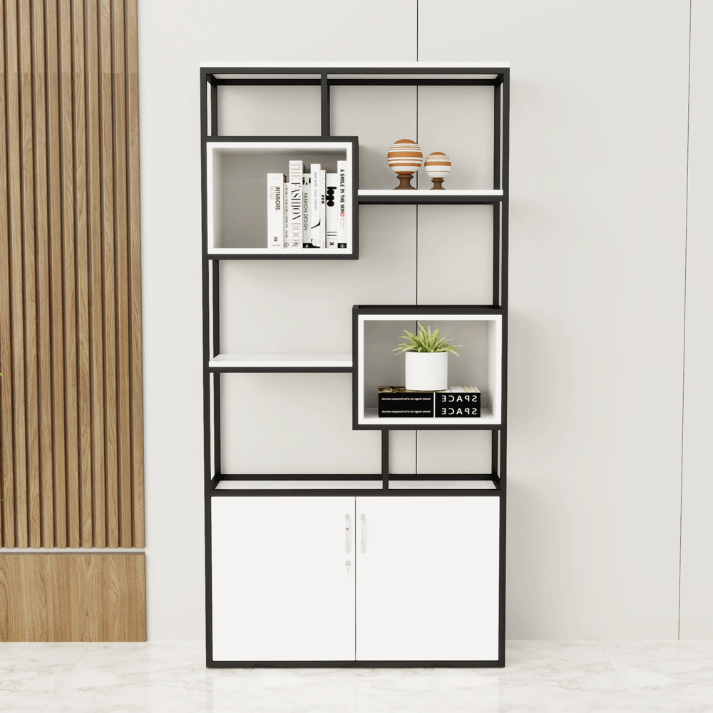 Kệ Trang Trí KG031 - 100cm x 30cm x 200cm màu trắng