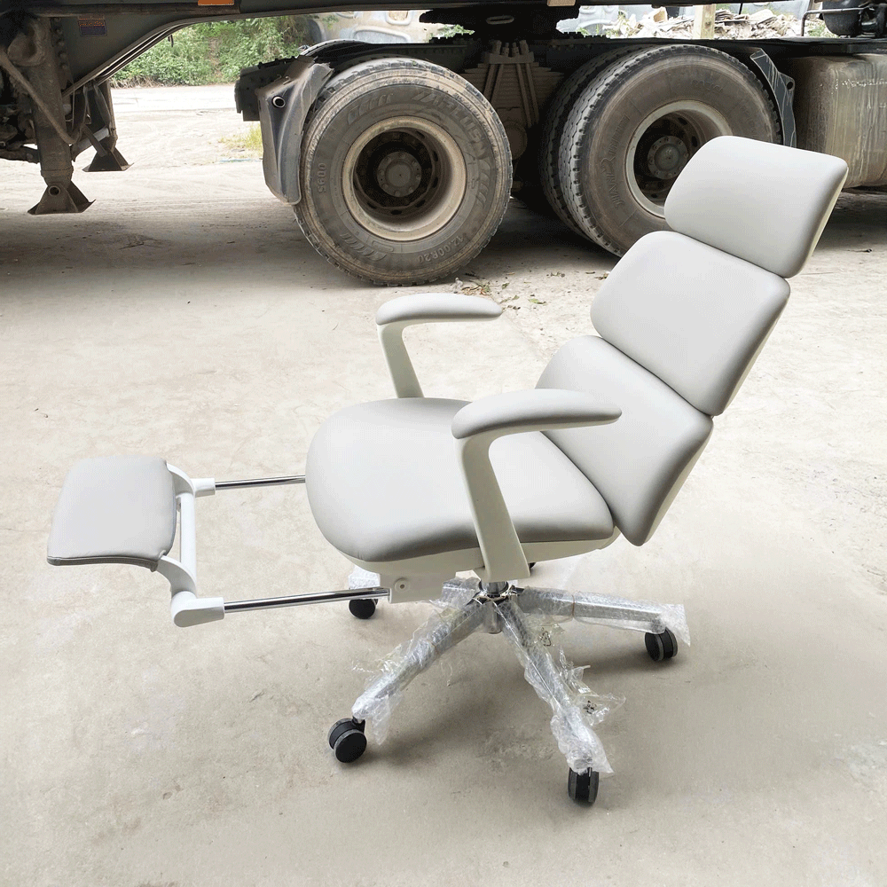 Ghế Giám Đốc GD0234 - Da PU màu ghi sáng | Nội Thất giá tốt 2K