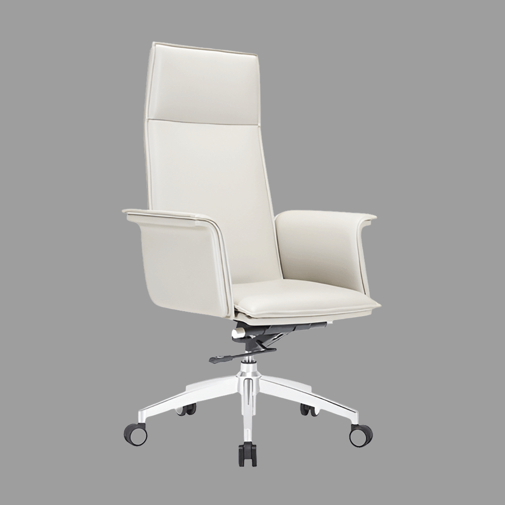 Ghế Giám Đốc GD103 - Da PU màu trắng be | Nội Thất giá tốt 2K