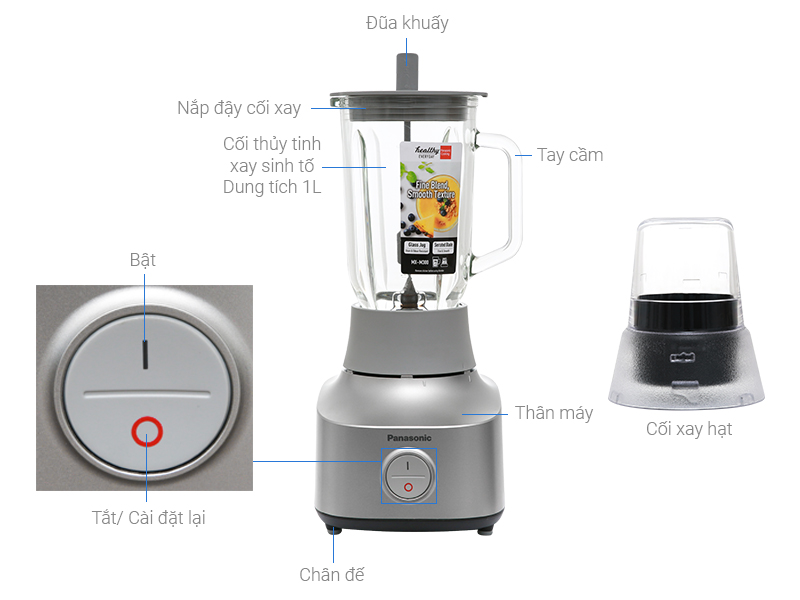 Máy xay ép Panasonic MX-M300SRA