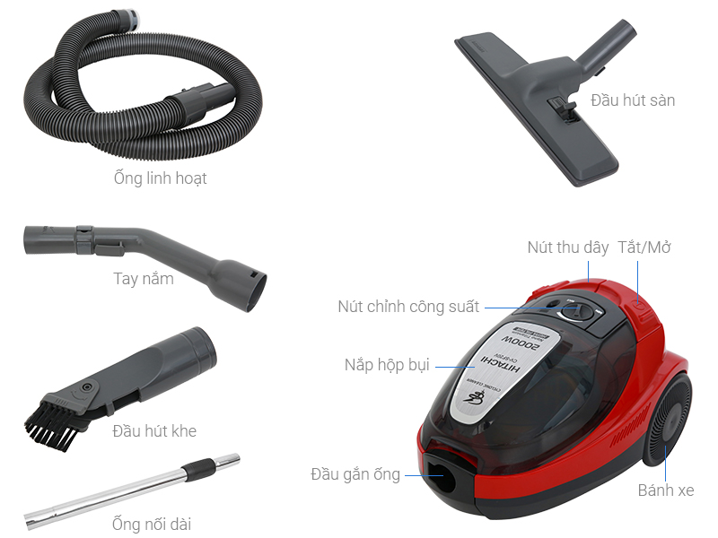 Máy hút bụi Hitachi CV - SF20