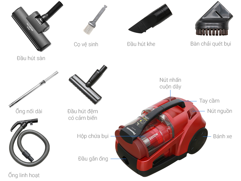 Máy hút bụi Panasonic MC-CL779RN49