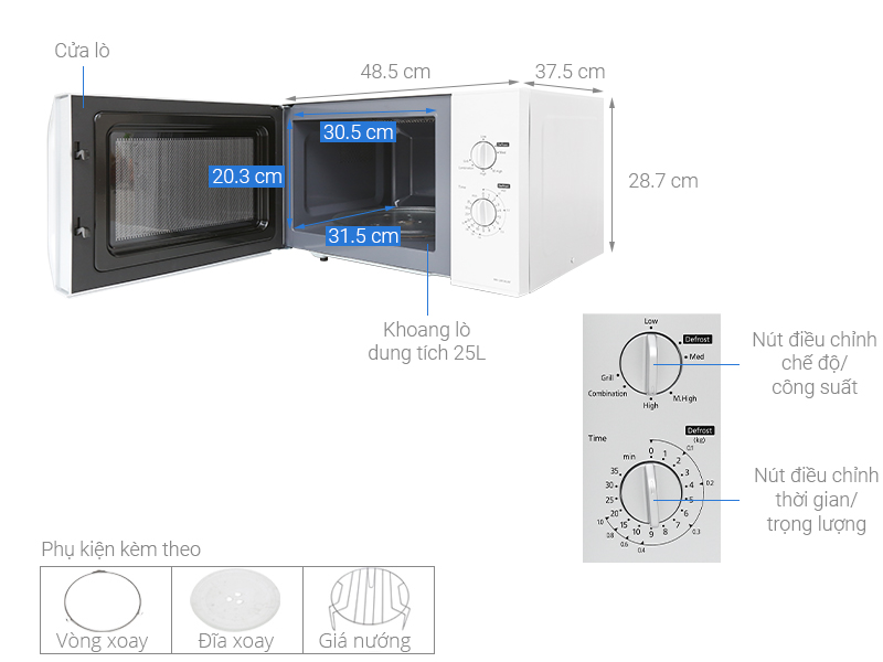 Lò vi sóng PANASONIC NN-GM34JMYUE