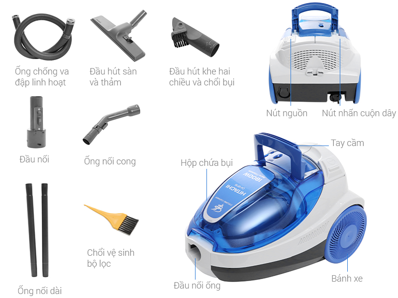 Máy hút bụi Hitachi CV - SF18