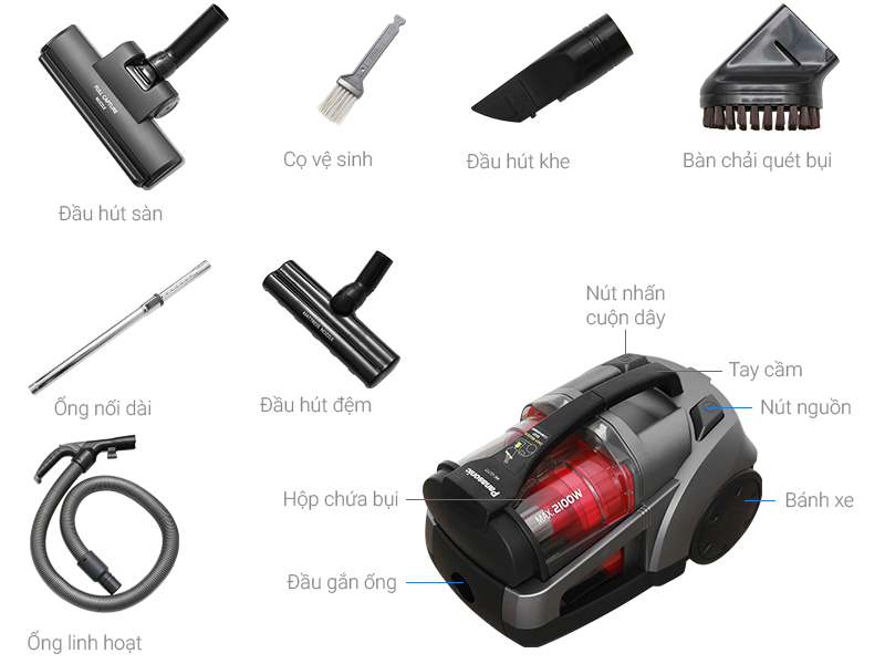 Máy hút bụi Panasonic MC-CL777HN49