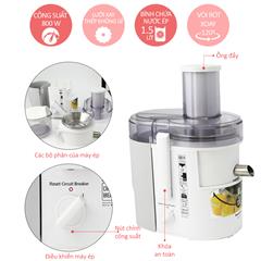 Máy xay ép Panasonic MJ-SJ01WRA