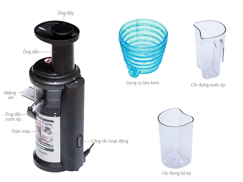 Máy xay ép Panasonic MJ-L500SRA