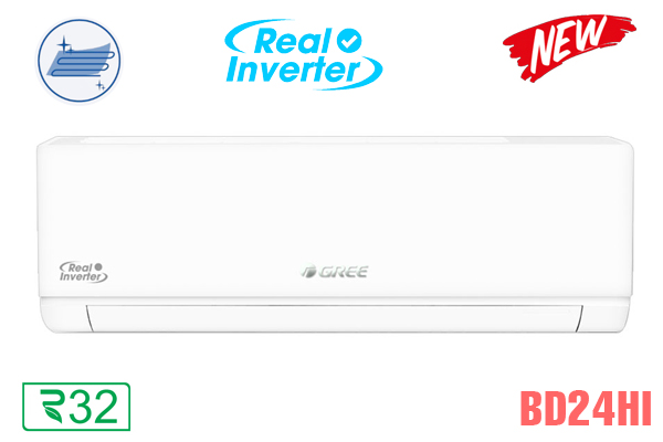 Điều hòa Gree 24000BTU 2 chiều inverter BD24HI