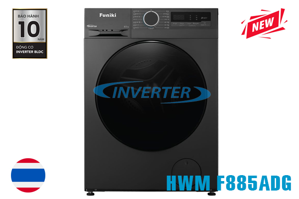 Máy giặt Funiki inverter 8.5 kg HWM F885ADG