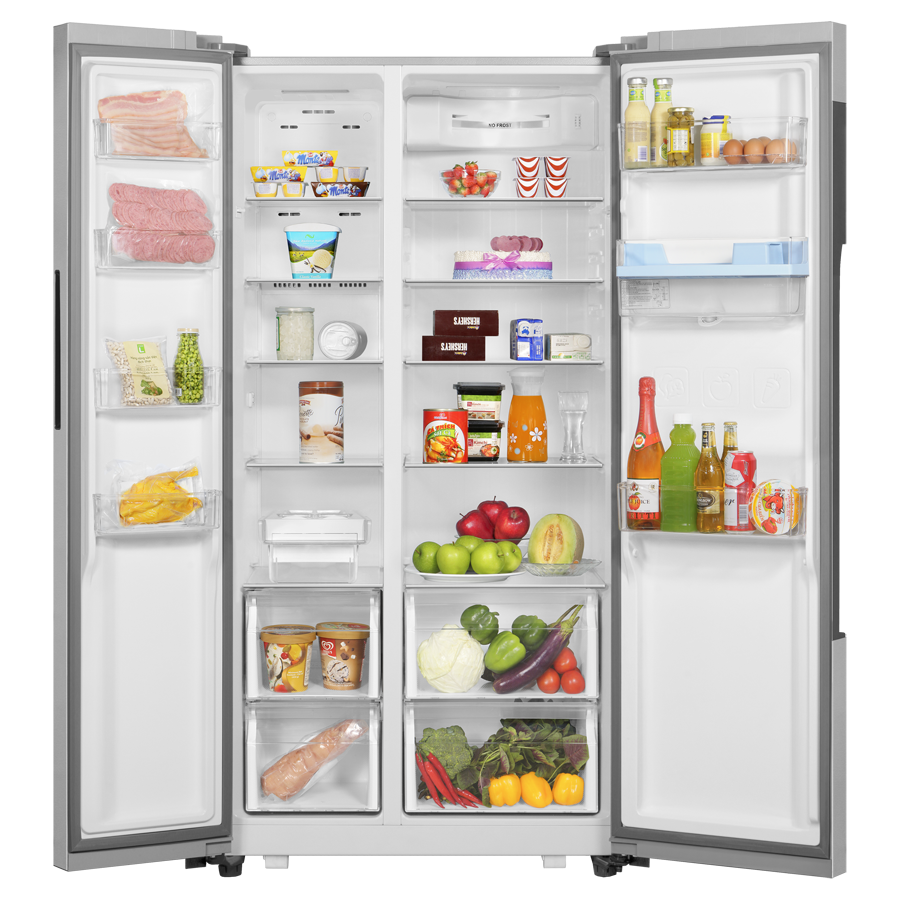 Tủ lạnh AQUA Side by side Aqua AQR-I565AS(BS) 557 Lít