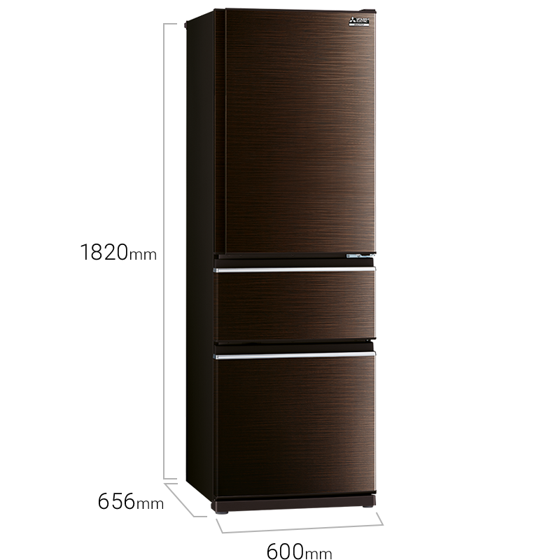 Tủ lạnh Mitsubishi Inverter MR-CX46EJ(BRW) 358 Lít