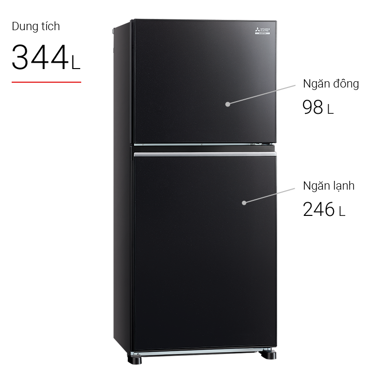 Tủ lạnh Mitsubishi Electric Inverter MR-FX43EN(GBK) 344 Lít