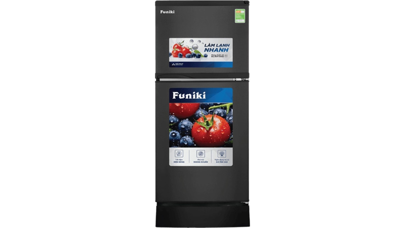 Tủ lạnh Funiki 120 lít FR-125CI.1 màu ghi đen