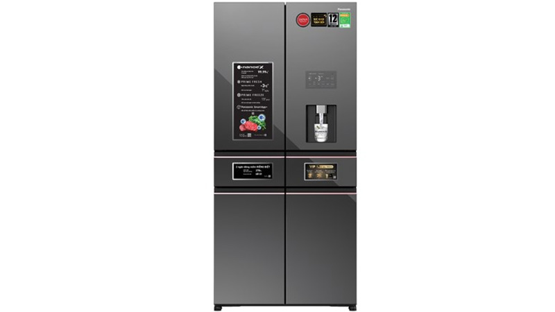 Tủ lạnh Panasonic Inverter 650 lít PRIME+ Edition Multi Door NR-WY720ZMMV