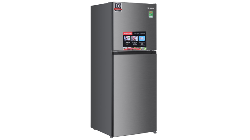 Tủ lạnh Sharp inverter 197 lít SJ-X215V-SL màu Xám 2 cánh