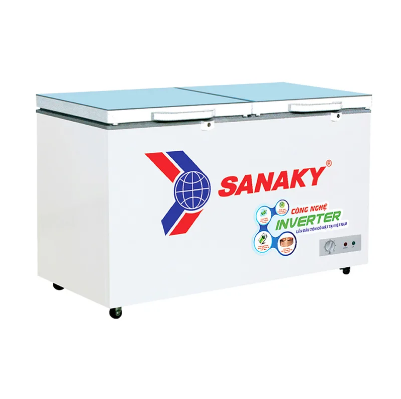 TỦ ĐÔNG MẶT KÍNH CƯỜNG LỰC SANAKY VH-4099W2KD 300 LÍT