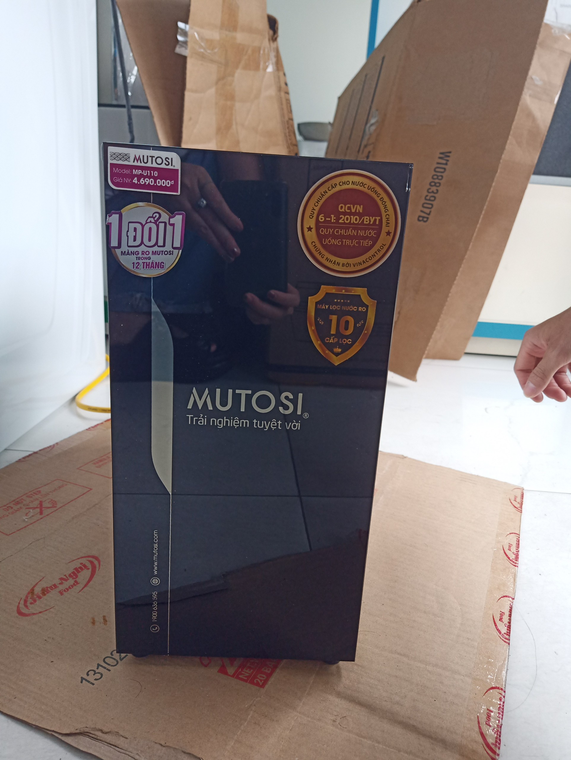 Máy lọc nước để gầm không dùng điện MP-U110-BK1NK