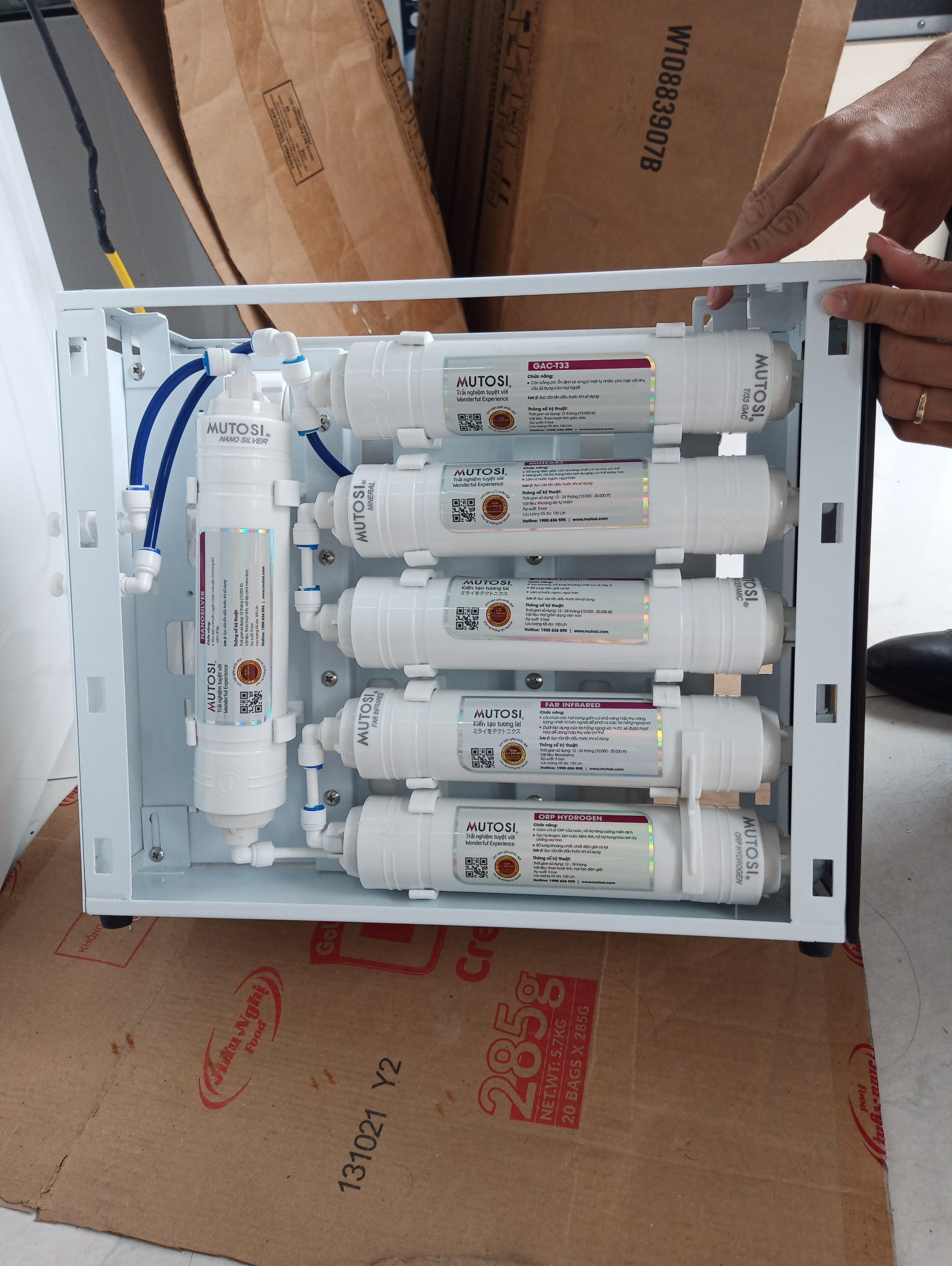 Máy lọc nước để gầm không dùng điện MP-U110-BK1NK